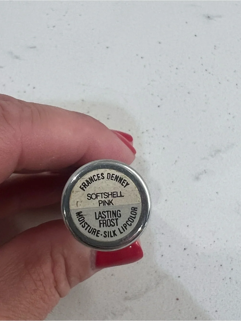 Frances Denney Vintage Collectible Lipstick Softshell Pink Lasting Lipcolor